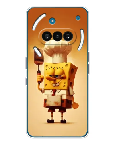 Чехол для Nothing Phone (3a) с картинкой «Губка Боб повар» Чехол для Nothing Phone (3a) с картинкой «Губка Боб повар»