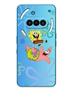 Чехол для Nothing Phone (3a) с картинкой «Спанч Боб и Патрик»
