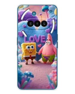 Чехол для Nothing Phone (3a) с картинкой «Губка Боб Патрик»
