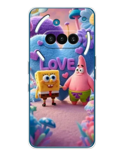 Чехол для Nothing Phone (3a) с картинкой «Губка Боб Патрик» Чехол для Nothing Phone (3a) с картинкой «Губка Боб Патрик»