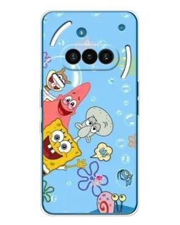 Чехол для Nothing Phone (3a) с картинкой «Веселые пузырьки»