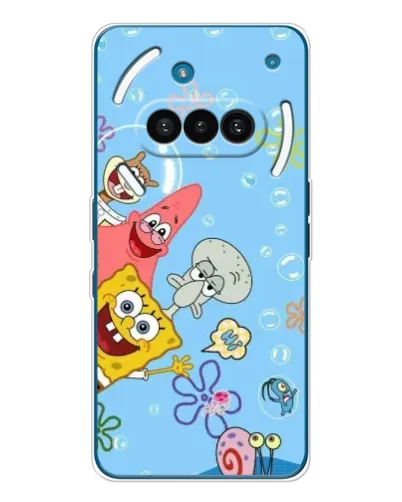 Чехол для Nothing Phone (3a) с картинкой «Веселые пузырьки» Чехол для Nothing Phone (3a) с картинкой «Веселые пузырьки»