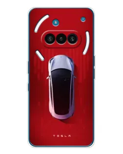 Чехол для Nothing Phone (3a) с картинкой «Tesla Top View» Чехол для Nothing Phone (3a) с картинкой «Tesla Top View»