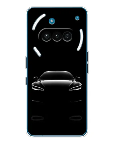 Чехол для Nothing Phone (3a) с картинкой «Силуэт Tesla Night» Чехол для Nothing Phone (3a) с картинкой «Силуэт Tesla Night»