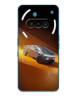 Чехол для Nothing Phone (3a) с картинкой «Cybertruck в пустыне» Чехол для Nothing Phone (3a) с картинкой «Cybertruck в пустыне»