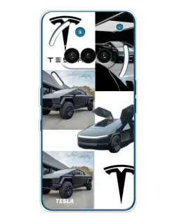 Чехол для Nothing Phone (3a) с картинкой «Коллаж Cybertruck Tesla» Чехол для Nothing Phone (3a) с картинкой «Коллаж Cybertruck Tesla»