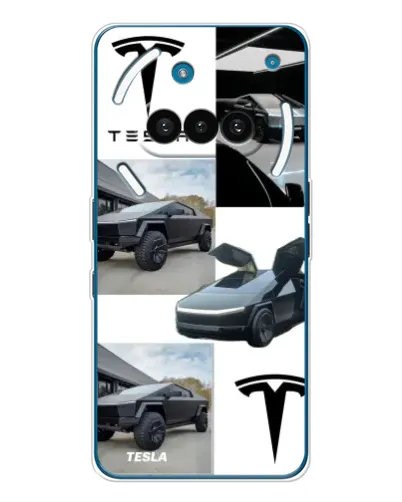 Чехол для Nothing Phone (3a) с картинкой «Коллаж Cybertruck Tesla» Чехол для Nothing Phone (3a) с картинкой «Коллаж Cybertruck Tesla»