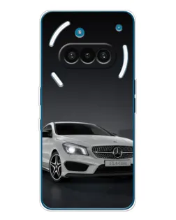 Чохол для Nothing Phone (3a) з картинкою «Mercedes AMG GT Silver»