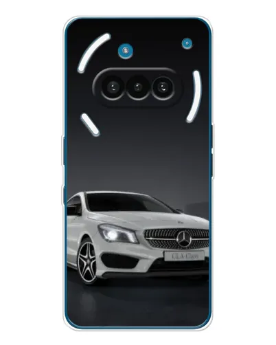 Чехол для Nothing Phone (3a) с картинкой «Mercedes AMG GT Silver»