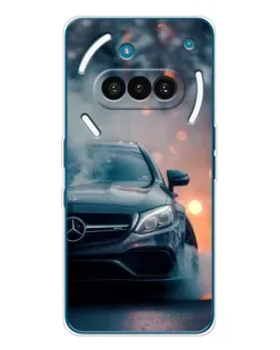 Чохол для Nothing Phone (3a) з картинкою «Mercedes — нічне місто»