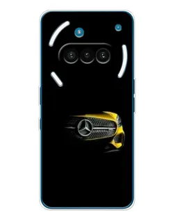 Чехол для Nothing Phone (3a) с картинкой «Mercedes — ретро стиль»