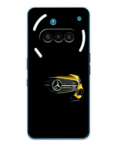 Чехол для Nothing Phone (3a) с картинкой «Mercedes — ретро стиль»