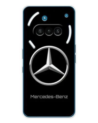Чехол для Nothing Phone (3a) с картинкой «Mercedes Silver Logo»