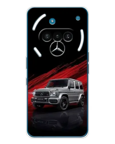 Чехол для Nothing Phone (3a) с картинкой «Mercedes G-Class красный»