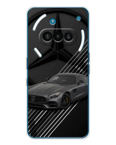 Чехол для Nothing Phone (3a) с картинкой «Mercedes AMG — графика»
