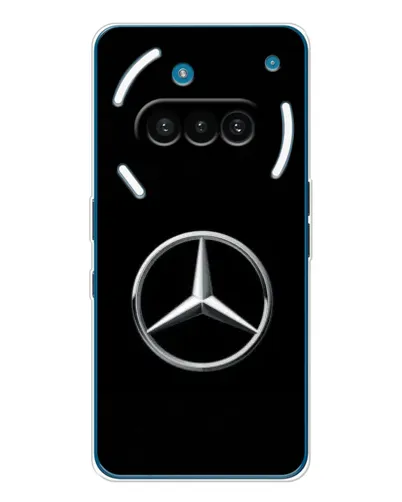 Чехол для Nothing Phone (3a) с картинкой «Mercedes классический лого»