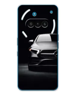 Чехол для Nothing Phone (3a) с картинкой «Свет фар Mercedes»