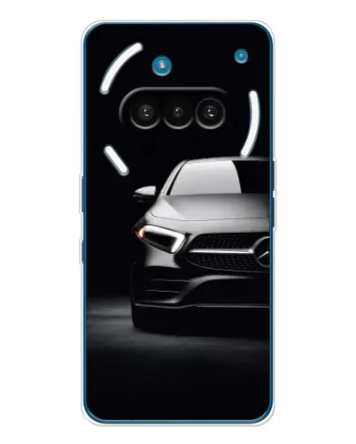 Чехол для Nothing Phone (3a) с картинкой «Свет фар Mercedes»