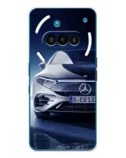 Чехол для Nothing Phone (3a) с картинкой «Mercedes EQ — будущее»