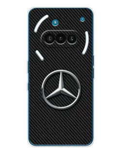 Чехол для Nothing Phone (3a) с картинкой «Карбоновый Mercedes стиль»