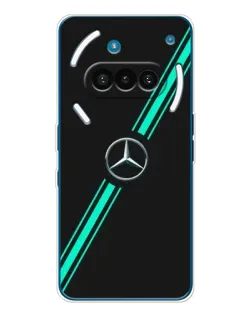 Чехол для Nothing Phone (3a) с картинкой «Спортивные линии Mercedes»