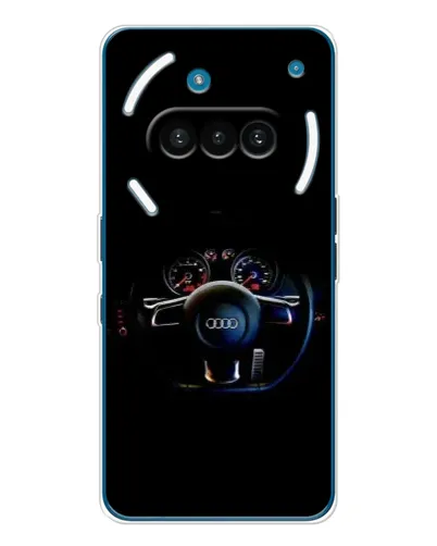 Чехол для Nothing Phone (3a) с картинкой «Салон Audi — руль»