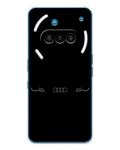 Чехол для Nothing Phone (3a) с картинкой «Audi — световой подпись»