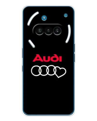 Чехол для Nothing Phone (3a) с картинкой «Логотип Audi Heart»
