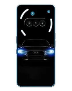 Чехол для Nothing Phone (3a) с картинкой «Audi в неоне» Чехол для Nothing Phone (3a) с картинкой «Audi в неоне»