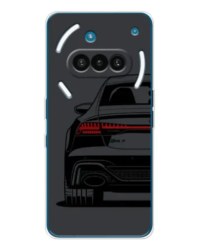 Чехол для Nothing Phone (3a) с картинкой «Задняя часть Audi — арт»