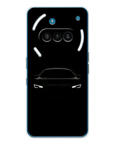 Чехол для Nothing Phone (3a) с картинкой «Взгляд Audi в темноте»