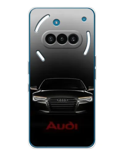 Чехол для Nothing Phone (3a) с картинкой «Audi — градиентный контур»