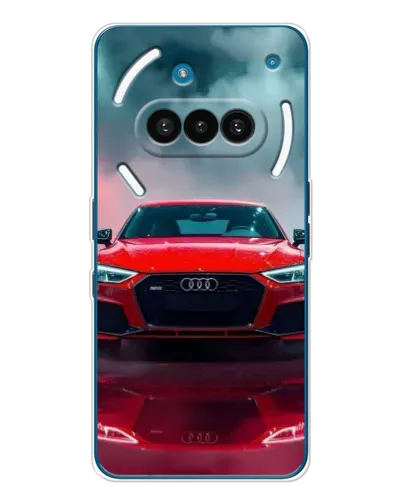 Чехол для Nothing Phone (3a) с картинкой «Audi RS — красный стиль»