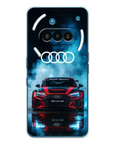 Чехол для Nothing Phone (3a) с картинкой «Audi Sport — неон»