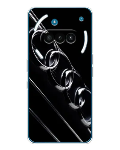 Чехол для Nothing Phone (3a) с картинкой «Audi — абстрактные кольца»