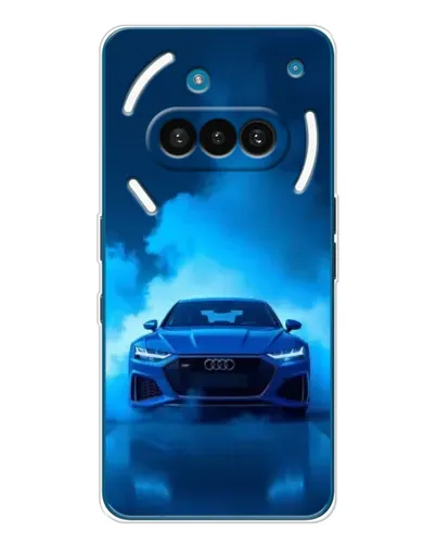 Чехол для Nothing Phone (3a) с картинкой «Audi — голубая энергия»