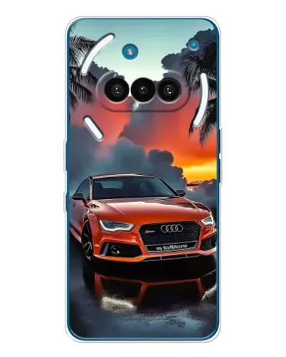 Чехол для Nothing Phone (3a) с картинкой «Audi — закат»