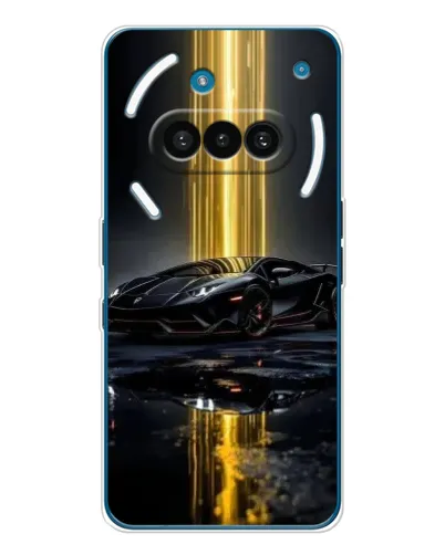 Чехол для Nothing Phone (3a) с картинкой «Ночной Lamborghini драйв»