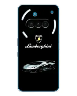 Чехол для Nothing Phone (3a) с картинкой «Логотип Lamborghini классика»