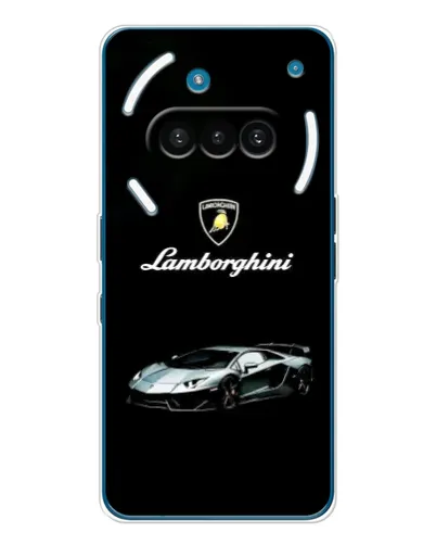 Чехол для Nothing Phone (3a) с картинкой «Логотип Lamborghini классика»