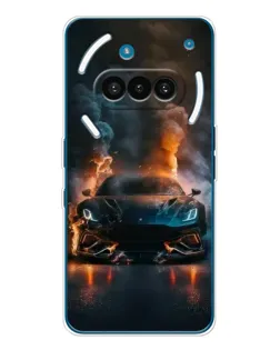 Чехол для Nothing Phone (3a) с картинкой «Lamborghini дымная эстетика»