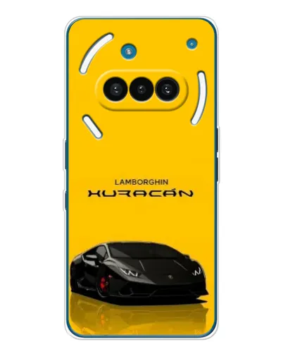 Чехол для Nothing Phone (3a) с картинкой «Lamborghini Huracan черный»