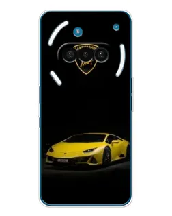 Чехол для Nothing Phone (3a) с картинкой «Lamborghini желтый акцент»