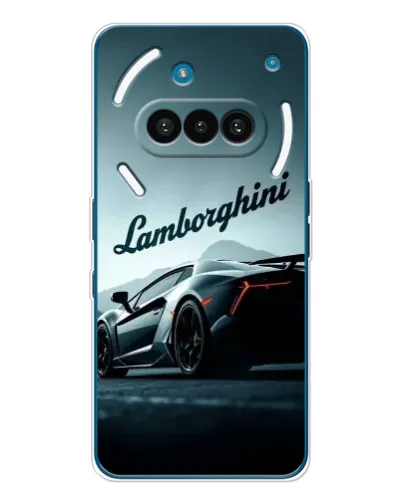 Чехол для Nothing Phone (3a) с картинкой «Классическая надпись Lamborghini»