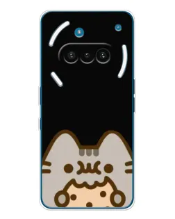 Чохол для Nothing Phone (3a) з картинкою «Пушин на чорному»