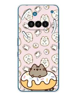 Чохол для Nothing Phone (3a) з картинкою «Пушин на пончику»