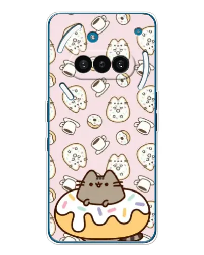 Чохол для Nothing Phone (3a) з картинкою «Пушин на пончику»
