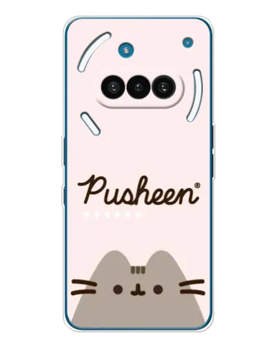 Чохол для Nothing Phone (3a) з картинкою «Pusheen логотип»