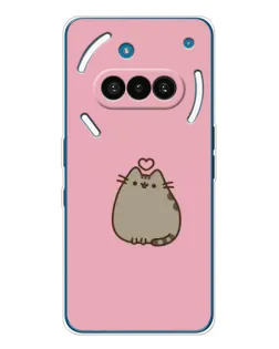 Чохол для Nothing Phone (3a) з картинкою «Pusheen серце»