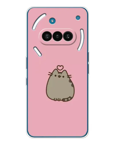 Чохол для Nothing Phone (3a) з картинкою «Pusheen серце»